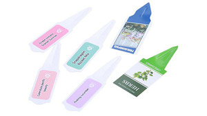 Etiqueta de planta de etiqueta de tarjetas de clic de inserción lateral de maceta redondeada <span class=keywords><strong>para</strong></span> vivero - Product Image 5