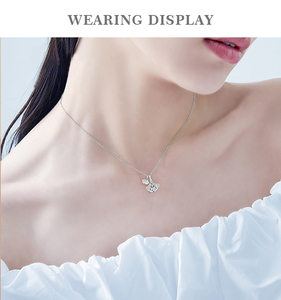 Collar con Colgante de Hojas de Circonio en Plata de Ley 925 de ALICE Jewelry para Mujer, para Fiestas y Ocasiones Especiales - Product Image 6