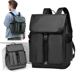 Mochila para ordenador portátil PIMO ligera a la moda con logotipo personalizado de gran capacidad, mochila de viaje para ordenador portátil impermeable y duradera para hombre, bolsa para ordenador - Product Image 2