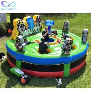 Inflatable Human Whack-a-mole Tương Tác Whack Một Mole Trò Chơi Inflatable Trò Chơi Thể Thao Để Bán