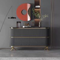 Buffet de style explosif, armoire murale, casier de rangement, console de salon de luxe léger