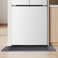 Tapis de protection anti-déversement pour réfrigérateur CC 37'' x 8.66'' en diatomite, tapis de séchage anti-éclaboussures, empêche les fuites d'eau et les dommages au sol