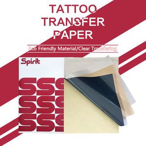 Papier thermique <span class=keywords><strong>de</strong></span> transfert pour <span class=keywords><strong>tatouage</strong></span>, pochoir <span class=keywords><strong>de</strong></span> maquillage, 4 couches, 100 feuilles, A4, papier <span class=keywords><strong>carbone</strong></span> - Product Image 2