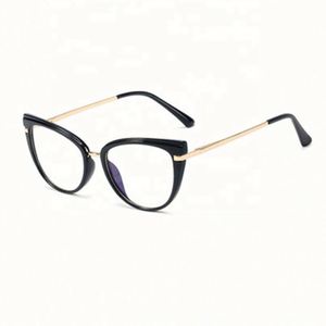 Gafas de Sol con Bloqueo de Luz Azul TR90 de Moda Vintage con Logotipo Personalizado 2021 para Mujer, Gafas de Ojo de Gato Anti Luz Azul - Product Image 4