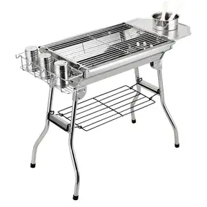 High Quality Outdoor Foldable Barbecue Grill Machine Garden BBQ Charcoal Grill
