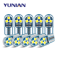 2/10 Stück T10 W5W 194 168 Auto-LED-Blinkerlichter Leselampen Glühbirnen Auto-Tür-Rückleuchten 3030 6SMD Weiß Rot Gelb Eisblau DC12V