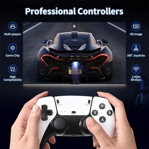 เครื่องเล่นเกมเรโทร LR M15 4K พร้อมเกมส์กว่า 20000 เกม ความจุ 64GB/128GB รองรับการเพิ่มความจุด้วย TF การ์ด 128GB  จอยไร้สาย 2.4GHz อุปกรณ์เล่นเกมพกพาสำหรับทีวี - Product Image 3