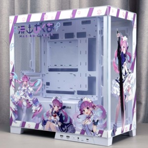 Boîtier d'ordinateur ATX/M-ATX de type <span class=keywords><strong>tour</strong></span> moyenne, design de dessin animé personnalisé, haute qualité, alimentation <span class=keywords><strong>mont</strong></span>ée au bas pour le jeu - Product Image 4