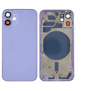 Carcasa Trasera Morada para iPhone 12 Mini con Chasis, Pieza de Repuesto - Product Image 1