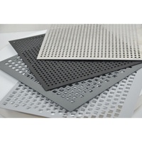 Radiateur extérieur en métal perforé avec panneaux de grille fins, prix des tôles perforées