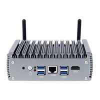 Mini PC sans ventilateur N100 Intel Core I5 I7 6 Gigabit LAN avec prise en charge sans ventilateur RJ45 DDR4 Win10 Linux pour petit ordinateur industriel