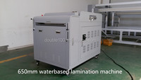 Machine de vernissage UV automatique à base d'eau DOUBLE 100 avec lampe UV et sécheur IR pour l'emballage alimentaire et le revêtement des boîtes en papier