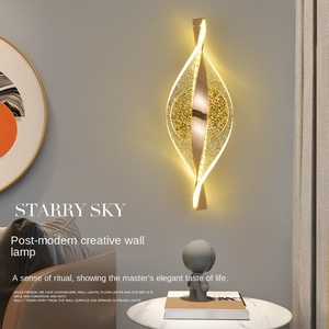 โคมไฟตกแต่งทรงกลมสไตล์นอร์ดิกที่ทันสมัยโคมไฟติดผนังที่สร้างสรรค์ของโรงแรมห้องนั่งเล่นโคมไฟข้างเตียงห้องนอนห้องโถงโคมไฟติดผนัง - Product Image 5