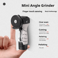Mini meuleuse d'angle portable à usage domestique alimentée par batterie au lithium-ion Machine de découpe rechargeable multifonctionnelle pour le bricolage