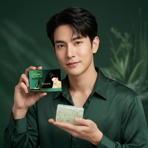 สบู่แฮนด์เมดมาดามรานี  สารสกัดสมุนไพรออร์แกนิค  ช่วยให้ผิวขาวกระจ่างใส  บำรุงผิวชุ่มชื้น  กลิ่นเลมอน  ผลิตในประเทศไทย  ได้รับการรับรองฮาลาล - Product Image 3