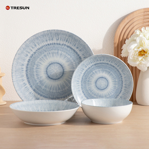 Vajilla de Cerámica Azul Claro Estilo Nórdico, Juego de Cena de Porcelana Sostenible para Restaurantes, Hoteles y Servicios de Catering - Product Image 2