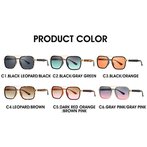 KD5240 Occhiali da Sole Retrò con Doppio Ponte, Montatura Grande, <span class=keywords><strong>Lenti</strong></span> in PC, Protezione UV400 Anti-UV, Occhiali da Pilota per Uomo e Donna - Product Image 5