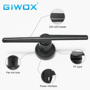 Ventilateur holographique LED <span class=keywords><strong>3D</strong></span> CM 42W de qualité supérieure Giwox, <span class=keywords><strong>prix</strong></span> d'usine, ventilateur publicitaire, <span class=keywords><strong>projecteur</strong></span> pour affichage - Product Image 3