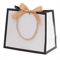 Bolsas de Papel Biodegradables y Resistentes con Asas Retorcidas, Personalizables con Logotipo, para Regalos de Boda, Pequeños Pedidos y Recuerdos