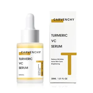 Organic dark spot removing microneedling anti aging whitening Turmeric vitamin C Serum