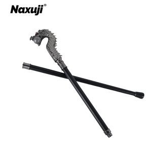 <span class=keywords><strong>Canne</strong></span> de randonnée de luxe en alliage avec tête de dragon et boule de cristal, embout en caoutchouc - Product Image 6