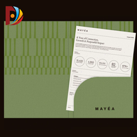 Carpeta Organizadora de Documentos de Presentación de Papel Impermeable con Dos Bolsillos y Logotipo Personalizado, con Color Personalizado para Uso Escolar y Empresarial