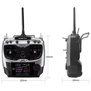 Émetteur RadioLink <span class=keywords><strong>AT9S</strong></span> <span class=keywords><strong>Pro</strong></span> 10C/12 canaux gris Radio Ardupilot Accélérateur gauche avec récepteur R9DS Contrôleur 2,4 GHz pour drone - Product Image 4
