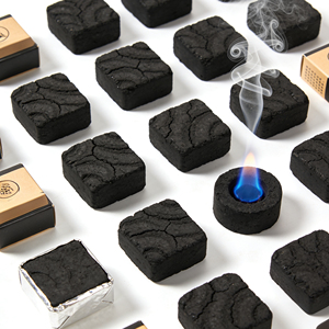 <span class=keywords><strong>Charbon</strong></span> à chicha Carl en coque de noix de coco naturelle, faible teneur en cendres, sans étincelles, longue durée de combustion - Product Image 2