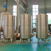 Réservoir de fermentation de brassage de bière en acier inoxydable 500l 1000l 2000l 304 316