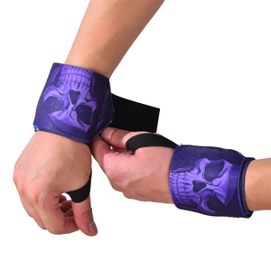 Wholesale Custom Logo Anime Berserk Neoprene Breathable Wrist Support <b>Wraps</b> Adjustable Hook Eye Closure for Weight Lifting Gym - Product Image 2