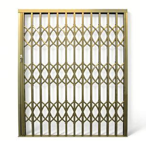 Porte coulissante en alliage d'aluminium avec <span class=keywords><strong>protection</strong></span> anti-effraction et <span class=keywords><strong>grille</strong></span> pliable pour la <span class=keywords><strong>protection</strong></span> des fenêtres - Product Image 5