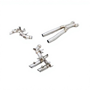 Tubo de Escape Trasero de Acero Inoxidable con Acabado Espejo de 1.5mm para Ferrari 812 Superfast/Competizione/GTS 6.5L V12, Tipo X - Product Image 4