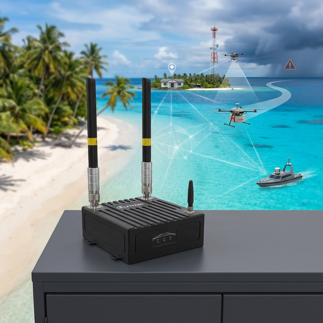 Cross Band Wireless Repeater System for Emergency Communication and Encrypted Data Transmission