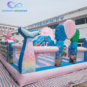 Set de Juegos Inflable con Tobogán y Decoración de Concha Marina, Casa de Brinco para Niños, Equipo de Juego - Product Image 5
