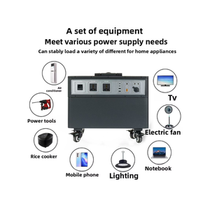 Station d'alimentation portable, générateur solaire 3000W, grande capacité, batterie au lithium Lifepo4 - Product Image 3