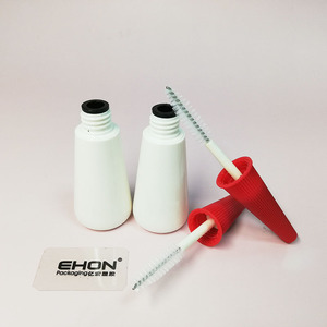 Conical Empty Eyeliner & Mascara Tube Custom Color Plastic Cosmetic <b>Bottle</b> with <b>Brush</b> ABS Eyelash Container Makeup Packaging - Product Image 4