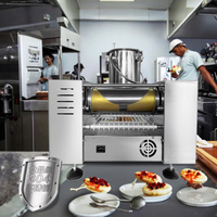 Machine industrielle automatique à crêpes pour desserts Mille Crêpes, feuilles de crêpes, galettes aux œufs – Nouveauté pour boulangeries, fonctionne avec farine, lait, eau