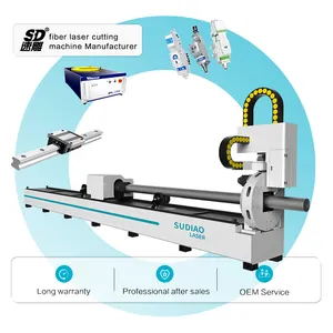 factory professional customize Fiber laser cutting machine professional 1000w 1500w 2000w tube cutting and punching machine