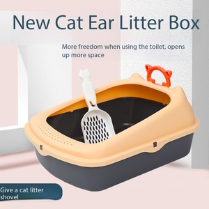 Lettiera <span class=keywords><strong>per</strong></span> Gatti Grande in Plastica con <span class=keywords><strong>Recinzione</strong></span> Alta, Design Anti-Schizzi, Ecologica, Capacità 10kg, Paletta Gratuita, Vendita all'Ingrosso - Product Image 3