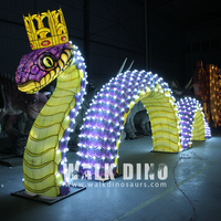 Outdoor Led Skill Chinesische Traditionelle Laterne Lebensgroße Handwerk Chinesische Tier laternen Schlangen laterne