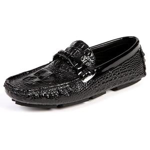 Nuove scarpe da uomo personalizzabili in pelle primavera mocassini di buona qualità con motivo a coccodrillo scarpe alla moda da uomo di grandi dimensioni - Product Image 1