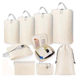 Ensemble de cubes de rangement de voyage personnalisés avec logo, 6 pièces, cubes de compression colorés pour le voyage - Product Image 3