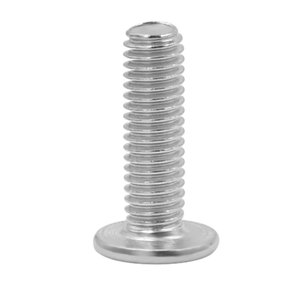 Tornillos de máquina de acero inoxidable M2 M2.5 M3 M4 M5 M6 M8 con cabeza plana ultrafina tipo Allen y hexágono interior - Product Image 6