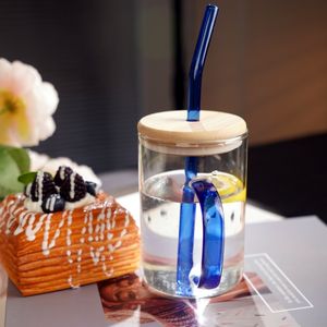 Tasse en verre borosilicaté écologique sans BPA tasse à boisson résistante à la chaleur - Product Image 3