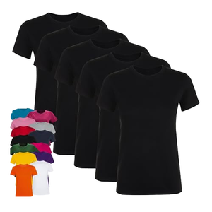 Muestra Gratuita, Diseño de Logotipo, Camiseta de Moda Diaria para Hombre, 100% Algodón, Tejido de Punto, Color Sólido, Fibra de Leche, Micro Poliéster, Talla Grande - Product Image 1
