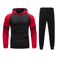 Nouvel ensemble de chandails rayés de couleur d'automne et d'hiver pour hommes de sport et de fitness