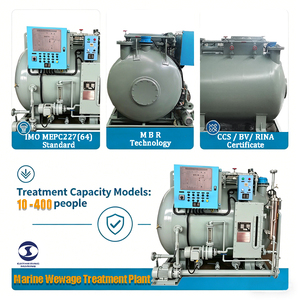 อุปกรณ์บำบัดน้ำเสียทางทะเลแบบ MBR รวมในตัว ได้รับการรับรองมาตรฐาน MARPOL Annex IV - Product Image 1