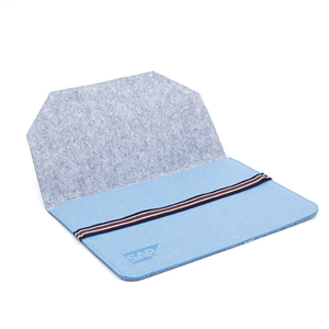 Sac pour ordinateur portable pliable en feutre de polyester multifonctionnel de nouvelle conception avec fermeture à glissière, style européen pour l'utilisation d'ordinateurs portables - Product Image 1