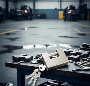 Thick Giant <b>Portable</b> High Security Iron Padlock for Household Use - Product Image 3