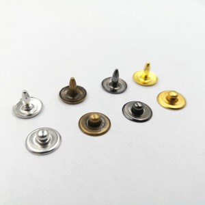 Rivets à tête de 8 mm et 7 mm en métal pour jeans et sacs à main, stock d'usine en gros - Product Image 2